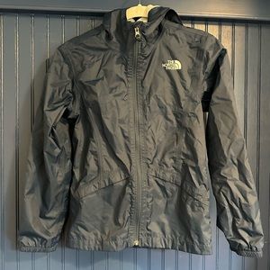 North Face rain jacket/wind breaker girls medium 10/12